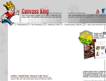 Tablet Screenshot of canvassking.com